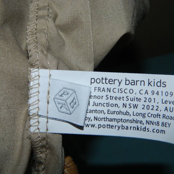 Pottery Barn Kids Long Ear Fur Bunny Easter Basket Liner "ELLIOTT" (EE-27) - Picture 5 of 5